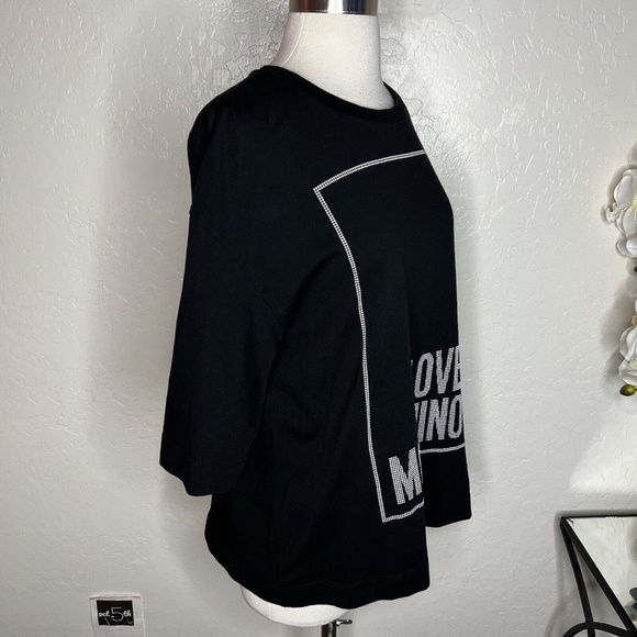 Love Moschino cotton sweatshirt with logo 10 - Picture 3 of 7